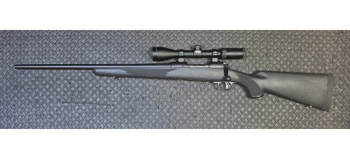 Savage 11 LEFT HANDED 22-250 Rem 22" Barrel Bolt Action Rifle with 3-9x40 Weaver Scope Used